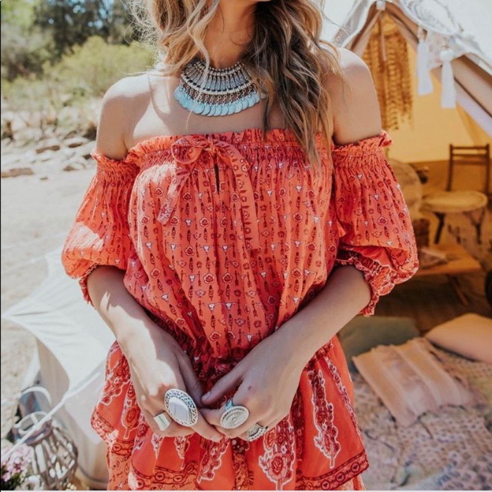 House of Skye Dusty Blouse in desert haze